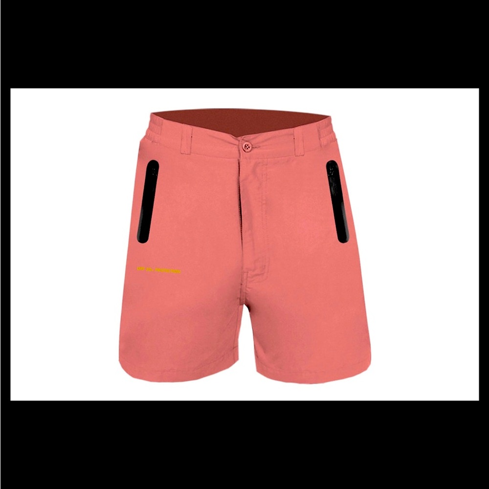 NWT Banana Boat - Mens Short 4 Way Stretch Hybrid W/ Zip Pocket - Large